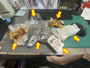 寝ながら食べた饅頭やお菓子