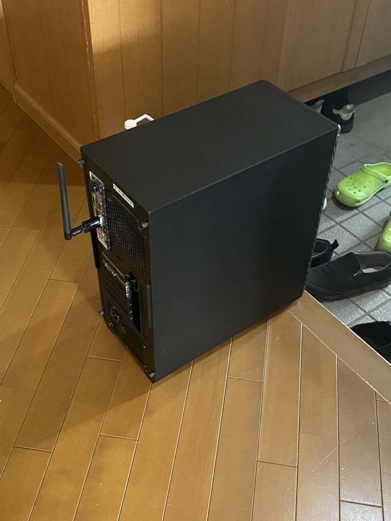 修理から戻ってきたPC