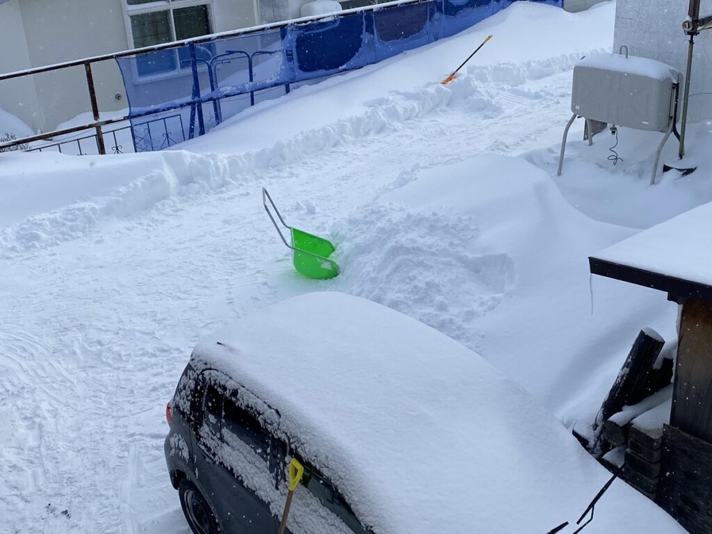 除雪の再開の画像