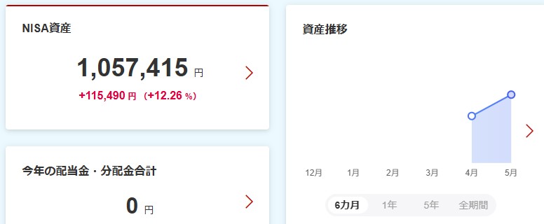 NISA損益