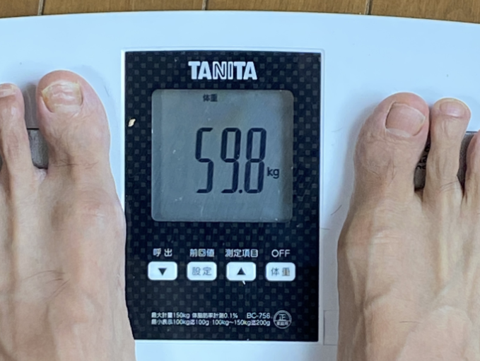 2022年6月12日の体重