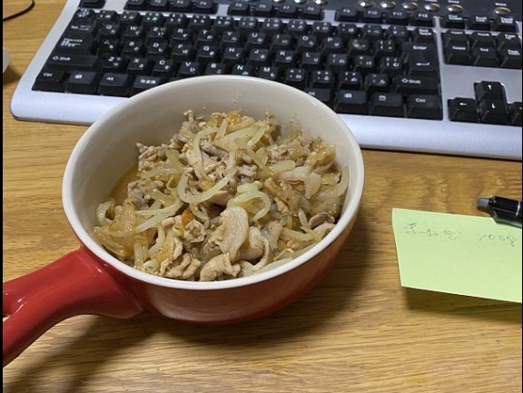 豚肉玉ねぎ料理