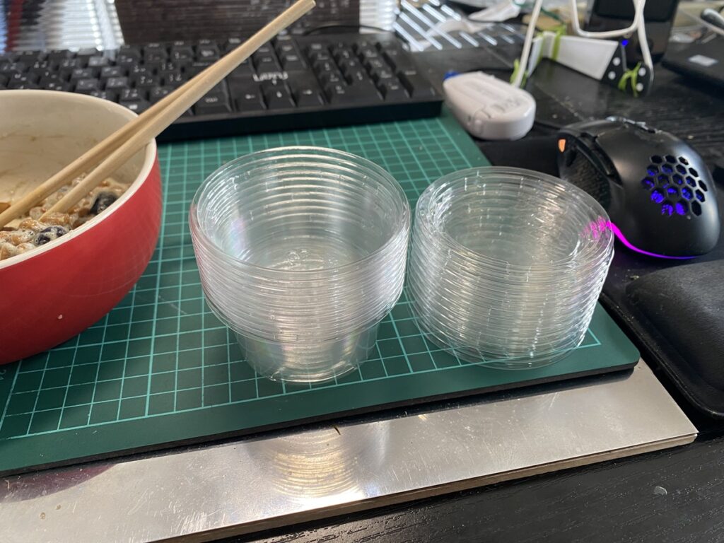 2号鉢受け皿用、代替プラ容器