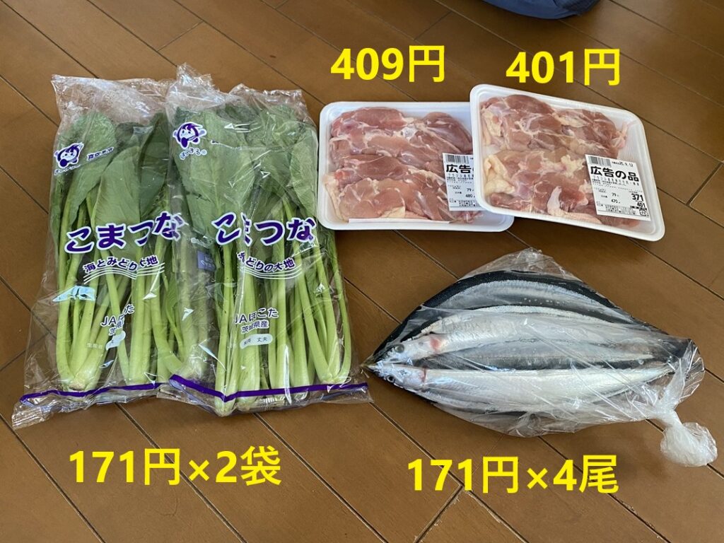 9月10日の買い物