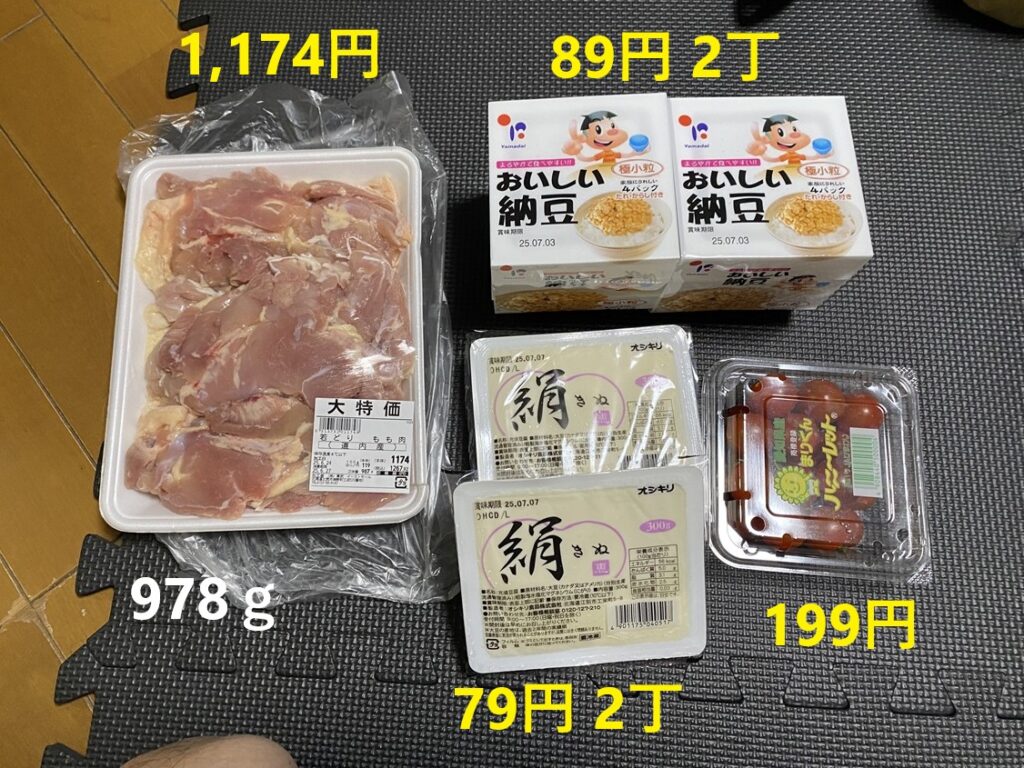 6月25日の買い物