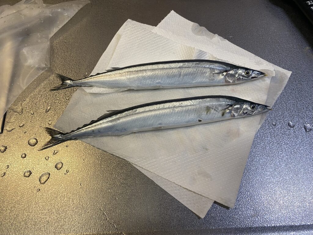 サンマに塩